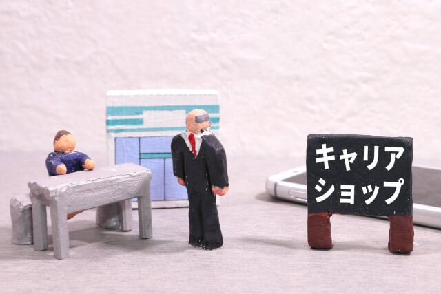 携帯ショップの模型