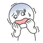 恐れてる人のイラスト